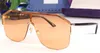 Nowe okulary przeciwsłoneczne projektowania mody Gogle 0291 Bezprzemiane ozdobne okulary UV400 Ochrona Obiektywna Najwyższa jakość proste okulary na zewnątrz 277n
