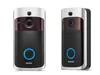 Hem Video Trådlösa dörrklockor 2 720p HD WiFi Realtid Video Tvåvägs Audio Night Vision PIR Motion Detection med Bells App Control