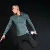 2021 Moda Erkekler T Gömlek Rahat Uzun Kollu Ince Temel Erkek Golf Koşu T-shirt Fitness Giysileri