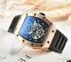 男性Watch2019 New2019 New2018 Fashion Skeleton Watches Whomens or Men Skull Sport Quartz Watch 2293r