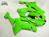 Kawasaki Ninja 2007 2008 ZX6R 07 08 ZX6R ZX636 yeşil tam set motosiklet grenaj kaporta için plastik Fairing kitleri ABS