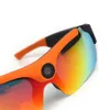 Lunettes de soleil de sport avec fonction de caméra Lunettes de soleil polarisées HD 1080P Caméra de sport 120 ﾰ Lunettes de sport de plein air à grand angle