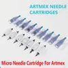 Amerykańskie zapasy !!! Artmex V3 V6 V8 V9 V11 Wymiana Wymiana Micalonedle Cartridges PMU MTS System Tattoo Wkłady Igły Trwały Makeup Dermapen