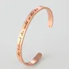 Ella creía que podía, así que lo hizo Inspirational Cuff Bangle 316L Acero inoxidable simple Carta Pulseras abiertas Para mujeres Hombres Joyería de moda