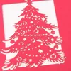 3d حتى شجرة عيد الميلاد تحية بطاقة غطاء أحمر عيد الميلاد جوفاء هدية نعمة المنبثقة تحية بطاقة بريدية شحن مجاني C7727
