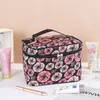 Tamanho Grande multi-função capacidade Mulheres Cosmetic Bag Letter Big viagem de Higiene Pessoal saco zipper beleza Makeup Bag