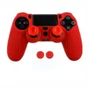 Silikon Analog Joystick kontrol çubuğunu Tutma Caps Koruyucu Deri Kapak Kılıf için Sony Playstation DualShock 4 PS4 Pro / İnce Kontrolörü Gamepad