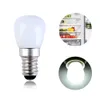 E14 E12 2W冷蔵庫LED照明ミニ電球AC220V冷蔵庫インテリアライトホワイト/暖かい白/調光/ディミング