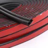 Car Door Seal Strips Shape B Weatherstrip Rubber Seals Sound Insulation Sealing Automobiles Interior Accessories