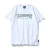 Tshirt Men Rose Vine Flame Letter Imprimée en coton Coton à manches courtes Crew Crew Hip Hop Half Hop Mancheve New Style1496956