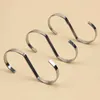 Stainless Steel S Shaped Hooks Clothes Hanger Silver/Black/Rose Gold Pants Bag Hanger Rack Home Store Storage QW9549