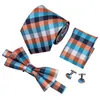 Lüks Mens Tie Tasarımcı Kravat Altın Paisley Bowtie İpek Mendil manşetleri ile dokuma gelinlik Moda LH712 D9883544851