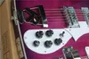 Double Neck 124 Strings Purple Body Electric Guitar and Bass with Chrome Hardwarewhite PickGuardBody Bindingcan be 2949712