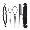 Magic Hair Styling Clips Twist Styling Bun Hairpins Hairdisk Meatball Headband Hair Accessoarer för Kvinnor Hårfasning Hairgrip