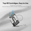 Caliburn Pod Cartridge 2 ml Capaciteit met 1.4Ohm Coil Hervulbare Atomizer voor Caliburn Pod System Kit 100% origineel