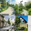 Umlight1688 60 W 90 W LED-Solar-Außenbeleuchtung, Radar, PIR-Bewegungsmelder, Wandleuchte mit Stangenfernbedienung, wasserdicht für Plaza Garden Yard