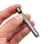 Portable Metal One Hitter Bat Spring Pipe 78MM Aluminum Snuff Snorter Tube Herb Cigarette Dugout Pipes Smoking Accessories