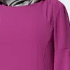 Müslüman Kadın İslami Saf Renk Kaftan Plaj Elbisesi artı Orta Doğu Abaya Femme Uzun Elbise Kaftan Kadınlar Hijab #G9 12568