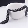 Gouden zwarte kleur roestvrijstalen armband mannelijk 16 mm heren horlogebak armbanden armbanden voor mannen hand sieraden accessoires met CZ7692065