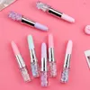 Lipstick ballpoint pen student stationery office is school writing supplies quicksand fresh creative design crystal gel pen