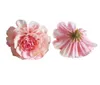 Herfst Azalea Bloem Simulatie Kleine Thee Rose Hoofd Bruiloft Pols Bloem Maken European Peony Flower Head 100 stks / partij Y016