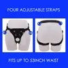 Adjustable Double Hole Strap On Dildo Pants For Lesbian Couple Leather Strapon Harness Adult Game Sex Products Toy For Women MX2001159814