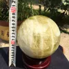 3580g Natural Topaz Smokey Citrine Quartz Crystal Sphere Ball Healing FLPX