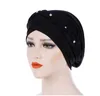 Tresse Islamique Lait Soie Polyester Prière Chapeaux Wraps Hijab Caps Femmes Musulman Cap Islamique Hijab Turban GB945