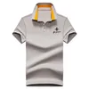 Летняя рубашка Men Casual Cotton Solid Color Poloshirt Мужская дышащий Tee Shirt Golf одежда для тенниса Новые