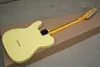 Factory Ameican High Quality Standard Lecaster Light Yellow Electric Guitar med svart hårdvara och Maple Fingerboard Customized5205456