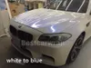 Olika färger Pearl White Gloss Vinyl Wrap -täckning för bil Wrap Low Tack Glue 3M Kvalitet med luftbubbla gratis 1,52x20mroll