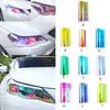 Car Lamp Film Headlight Taillight Stickers Vinyl Decales Sheet Transparent Sticker 30*60CM Auto Styling Headlamp Fog Light Multicolor