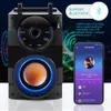 Przenośny głośnik Bluetooth bezprzewodowy stereo wielki potężny subwoofer głośniki basowe BOOMBOX WSPARCIE FM RADIO TF AUX USB S37