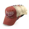 Cappello Trump Keep America Great Letter Berretto da baseball in tessuto lavato ricamato Viaggio all'aperto Trump 2020 Presidente Berretti da baseball Cappelli da festa OOA8025