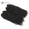 12 pulgadas Ombre Fluffy Passion Twist Trenzado de cabello 70 g / paquete Pre Twisted Bomb Spring Twist Curly Crochet Trenzas Cabello sintético