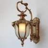 European Vintage Waterproof Outdoor Wall Lamps Home Bedroom Lamp Retro Garden Patio Porch lights