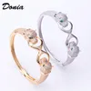 Donia jewelry luxury bangle European and American fashion party exaggerated leopard copper micro-inlaid zircon bracelet designer