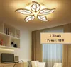 Modern Led Ceiling Lights For Living Study Bedroom Decoration Ceiling Lamp Fixtures Leaf shape AC 90-265V MYY