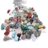 Gros-gros 36pcs / lot point mixte pierre naturelle cristal cornaline forme irrégulière charmes pendentifs collier bijoux Suspension