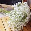 Sztuczne Fałszywe Babys Oddech Gypsophila Jedwabne Kwiaty Bukiet Home Wedding Party Decorations Decor