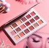 Neues Make-up Hudabelieve Desert Pink Rose 18 Farben Perlglanz-Schimmer-Matt-Lidschatten-Palette Schönheits-Lidschatten