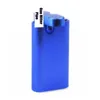 Colorful One Dugout Hitter Smoking Tube Kit Storage Box Aluminum Container Pipe Portable Case Cigarette Herb Tobacco Jar Tool DHL