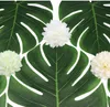 35x29cm Искусственные тропических пальмовых листьев на Гавайи Луау Декорации для вечеринок Пляж Тема Свадьба Украшение стола Принадлежности GD95