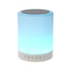 Gece lambası Bluetooth Hoparlörler ile Taşınabilir Kablosuz Hoparlör Dokunmatik Kontrol Renk LED Başucu Masa Lambası