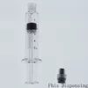 Siringa Luer Lock da 5 ml (pistone grigio) Cartucce di olio di Co2 riutilizzabili o spesse Serbatoio trasparente Atomizzatori di sigarette