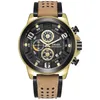 2020 Smael Sport Mens Watches Luksusowy zegarek ze stopu Mężczyźni Casual SL-9083 Modna skórzana wodoodporna pudełko na rękę na rękę Relogio Masculino296n