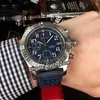 Новый Avenger Bandit Blackbird E1338310 Кварц хронограф мужские часы часы сталь стальной корпус синий резиновый ремешок Sport Watches Watch_zone 7 Color