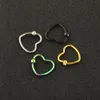 16G Stainless Fake Septum Piercing Nose Ring Hoop Ear Stud For Girl Women Sexy Whole Body Jewelry 4 Colors 80pcs2369272