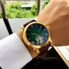 Wristwatches Designer Watches Automatic Movement 45*15mm Three-pin Tourbillon Leather Strap 316 Stainless Steel Mens High Quality11