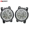 2pcs / paire Assemblée de lampe de brouillard Super Bright LED antibrouillard 9 pièces puces blanc jaune pour Subaru Justy III (G3X) à hayon 2003-2008